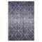 Homeroots 4' X 6' Navy Blue Geometric Hand Woven Area Rug 557175 - alternate 5