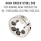 Drill America 3/4"-16 UNF X 2" OD HSS Left Round Adjustable Die DWTH2-3416LH - alternate 6