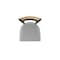 Holland Bar Stool Co Eleanor 36in Swivel Extra Tall Bar Stool, Pewter Finish, Medium Back and Canter Folkstone Grey Seat 880 - alternate 6