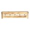Homeroots 32in Natural Wood Five Hook Wall Mount Coat Rack 488149 - alternate 4
