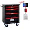 Wrightmaster 22 in. W x 13.6 in. D 4-Drawer Metal Roller Cabinet Tool Chest in Black ZR-245246 - alternate 5