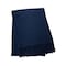 Homeroots 50" X 67" Navy Blue Cotton Blend Woven Throw Blanket with Fringe 632911 - alternate 3