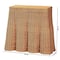 Bali & Pari Palm Scallop Natural Rattan Console Table, Rectangle 36" 259-14169-ZORO - alternate 6