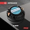 Pyle Pyle 1.5 Inch Tweeter Horn Driver - 500W Peak Power, Audio Speaker Tweeter with Aluminum Voice Coil PDS122 - alternate 3