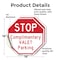 Signmission Stop Complimentary Valet Parking, 18 inch X 18 inch, Vinyl Decal, 2PK OC-D-2PACK-18-297 - alternate 4
