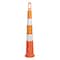 Jrex Safety 42 in Orange Channelizer Cone with (4) 6 in Engineer Grade Sheeting CHO42-JR-6-EG - alternate 1