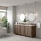 James Martin Vanities Bristol 72" Double Vanity, Whitewashed Walnut, w/ 3 CM Siberian Silestone Top 157-V72-WW-3SFR - alternate 5