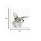 Homeroots 20" x 20" Watercolor Cutie Rabbit in Glasses Canvas Wall Art 398853 - alternate 2