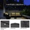 Pure Garden Patio Umbrella w/ Lights 10 ft Outdoor Sun Shade Canopy w/ 32 Solar LEDs UV 30+ Protection 50-LG1424 - alternate 7