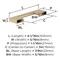 Amerock Cityscape 3 inch (76mm) Center-to-Center Champagne Bronze Cabinet Pull, 25PK 25VMP37130CZ - alternate 4