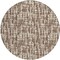 Homeroots 8' Brown Tan And Beige Round Abstract Washable Indoor Outdoor Area Rug 602481 - alternate 6