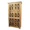 Homeroots 47in Natural Solid Wood Carved Geometric Accent Cabinet With Four Doors 489027 - alternate 5