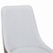Leisuremod Allure Tufted PU Leather Side Dining Chair, Gold Accent Base AC52WBL - alternate 5