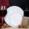 Smarty Had A Party White Turquoise Blue & Silver Mosaic Plastic Dinnerware Set, 120 Dinner Plates, 120 Salad Plates, 240PK 890TBSVP-CASE - alternate 4