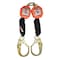 Malta Dynamics Pygmy Hog Self-Retracting Lifeline, 11 ft. Length, 2 Leg(s), 310 lb Weight Capacity C7203D-G2 - alternate 7