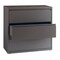 Hirsh 42" W 3 Drawer Lateral File Cabinet, Medium Tone, A4/Legal/Letter 19830 - alternate 3