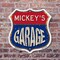 Signmission Mickey's Garage, 6 Inch X 6 Inch, Plastic Sign SHI-P-6-383-MICKEY - alternate 4
