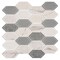 Andova Tiles Astor 2-in. x 4-in. Elongated Hexagon Glass Wall & Floor Mosaic Tile (0.99 Square Feet Per Box) Andova Tiles - alternate 5