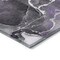 Homeroots 8' Runner Gray and Purple Abstract Washable Non Skid Indoor Outdoor Runner Rug 559470 - alternate 5