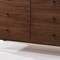 Homeroots 51" Walnut Solid Wood Six Drawer Double Dresser 473115 - alternate 3