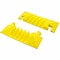 Hubbell Wiring Device-Kellems Cable Protector End Cap, 2-3/8 in H, 5-1/4 in, 7-1/2 in L, 20 in W, 5 Channel, Polyurethane, Yellow HBLTT5ECB - alternate 1
