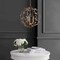 Jonathan Y Isabelle 20 in. Adjustable Metal/Glass LED Pendant, Antique Gold JYL9042A - alternate 6