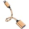 Sanoxy Type C USB-C 3.1 Male To USB 3.0 Type A Female OTG Converter Adapter Cord Cable Gold PPT-194404831417-GLD - alternate 1