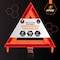 Xpose Safety 9 Sets Warning Triangle DOT Approved 3PK, Reflective Warning Road Safety Triangle Kit, 9PK WTR-3-9-X - alternate 6