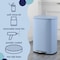 Happimess Connor Rectangular 13.2-Gallon Trash Can with Soft-Close Lid and FREE Mini Trash Can, Tide Pool Blue HPM1006H - alternate 3