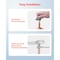Vevor 10 Pack Angle Stop Valve 1/2 in PEX x 3/8 in OD Compression 1/4 Turn Shut Off Valves, 10PK JF-18 - alternate 8