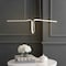 Jonathan Y Ali 34.5" Dimmable Adjustable Integrated LED Metal Linear Pendant, Chrome JYL7029A - alternate 6