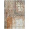 Homeroots 9' X 12' Copper Ivory And Brown Abstract Washable Indoor Outdoor Area Rug 603621 - alternate 7