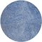 Homeroots 8' Navy Blue Gray And Ivory Round Abstract Washable Indoor Outdoor Area Rug 597030 - alternate 5