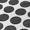 Homeroots 8' Black And Ivory Round Polka Dot Washable Indoor Outdoor Area Rug 614871 - alternate 3