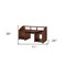 Homeroots 71" Brown Music Desk 491540 - alternate 2