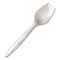 Berkley Square Mediumweight Polypropylene Cutlery, Spork, White, 1000PK 1015000 - alternate 1