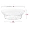 Smarty Had A Party 10 oz Clear Floral Round Disposable Plastic Soup Bowls 240 Bowls, 240PK 721-CASE - alternate 4