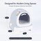 Pawsmark Fully Enclosed Hooded Litter Pan with Front Entry Odor Close Door, Cat Litter Scoop Included QI003672 - alternate 6