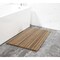 Homeroots Natural Teak 20" Square Shower Mat 554937 - alternate 1