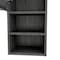 Homeroots 12" Smoky Black Wood Floating Single Door Bathroom Vanity And Medicine Cabinet 543606 - alternate 3