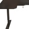 Homeroots 59" Adjustable Black L Shape Computer Desk 528668 - alternate 8