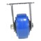 Vestil Elastic Rubber Rigid Caster 4 In. Diameter x 2 In. Width 550 Lb. Capacity Blue/Black CST-BB-4X2ER-R - alternate 5