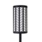 Homeroots 63" Black Torchiere Floor Lamp With Black Drum Shade 523590 - alternate 3