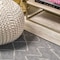 Jonathan Y Madaba Moroccan Trellis Gray/Cream 2 ft. x 8 ft. Indoor/Outdoor Runner Rug SMB114A-28 - alternate 5
