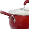 Oster Corbett 8 Piece Nonstick Aluminum Cookware Set in Red 94244.08 - alternate 9