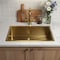 Homeroots 10in X 30in Gold Stainless Steel Undermount Kitchen Sink 719950 - alternate 5