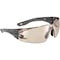 Bolle Safety Rush+, Safety Glasses, Anti-Fog & Anti-Scratch, Copper Lens, Black/Gray Frame, Frameless RUSPSN30U - alternate 1