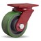 Hamilton ForgeMaster Swivel Caster, 6" x 2-1/2" Duralast Polyurethane (95A) on Cast Iron Wheel S-FM-6DT - alternate 1