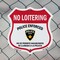 Signmission Bilingual No Loitering Shield Sign Polic, 6 Inch X 6 Inch, Plastic Sign SHI-P-6-365 - alternate 5