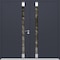 Vdomdoors Aluminum Double Doors Cynex 6777 Grey Mirrored Clear Glass Modern Painted (W72xH96) Right hand Outs CYNEX6777DEXD-GRE-W72xH96-RH-O - alternate 1